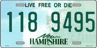 NH license plate 1189495