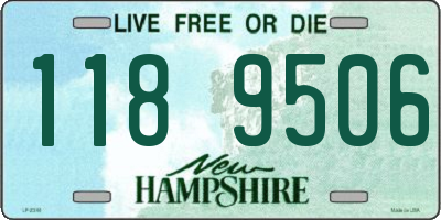 NH license plate 1189506