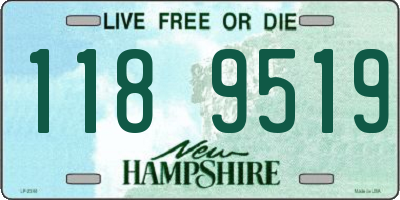 NH license plate 1189519