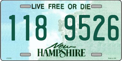 NH license plate 1189526