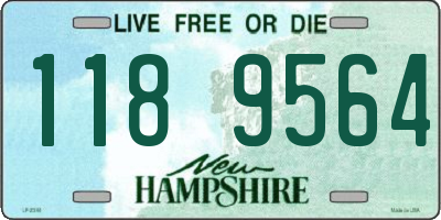 NH license plate 1189564