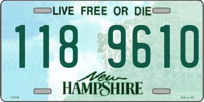 NH license plate 1189610