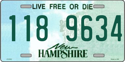 NH license plate 1189634