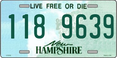 NH license plate 1189639