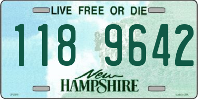 NH license plate 1189642