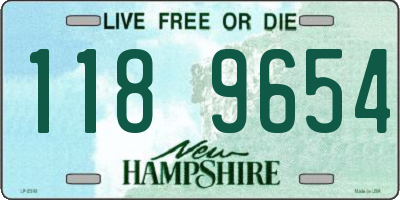 NH license plate 1189654