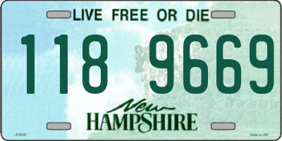 NH license plate 1189669