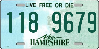 NH license plate 1189679