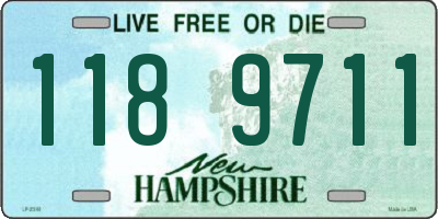 NH license plate 1189711