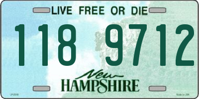 NH license plate 1189712