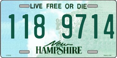 NH license plate 1189714