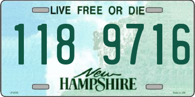 NH license plate 1189716