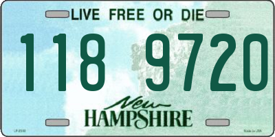 NH license plate 1189720