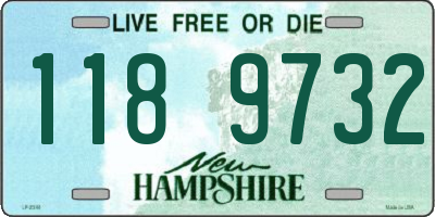 NH license plate 1189732