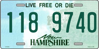 NH license plate 1189740