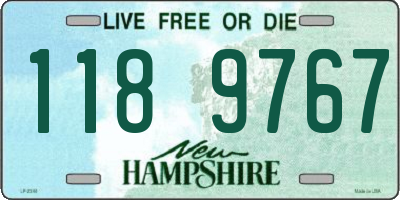 NH license plate 1189767