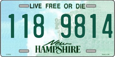 NH license plate 1189814