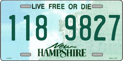 NH license plate 1189827