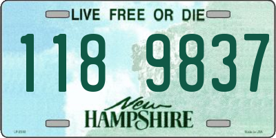 NH license plate 1189837