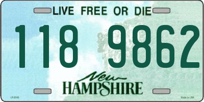 NH license plate 1189862