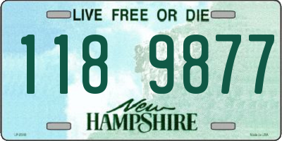NH license plate 1189877