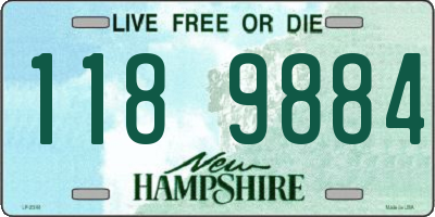 NH license plate 1189884