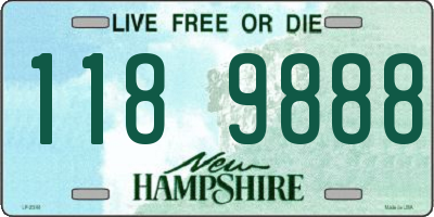 NH license plate 1189888