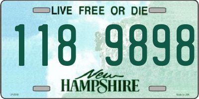 NH license plate 1189898