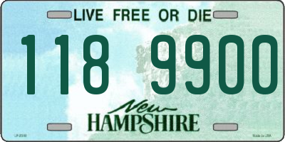NH license plate 1189900
