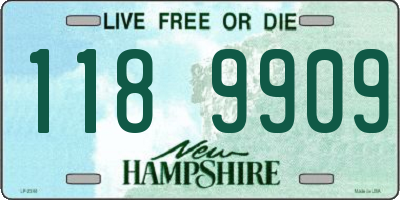 NH license plate 1189909