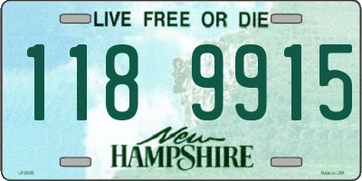 NH license plate 1189915