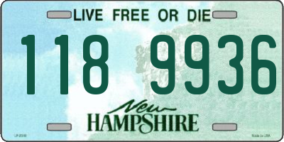 NH license plate 1189936