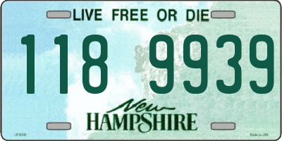 NH license plate 1189939