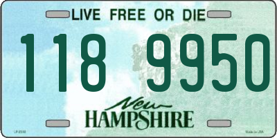 NH license plate 1189950