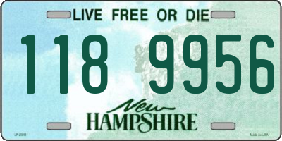 NH license plate 1189956