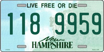 NH license plate 1189959