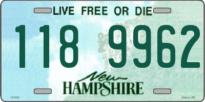 NH license plate 1189962