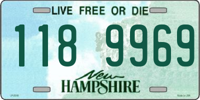 NH license plate 1189969