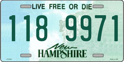 NH license plate 1189971