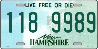 NH license plate 1189989