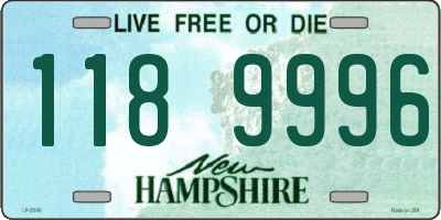 NH license plate 1189996