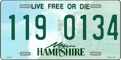 NH license plate 1190134