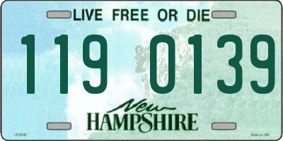 NH license plate 1190139