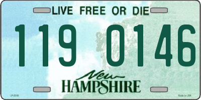 NH license plate 1190146
