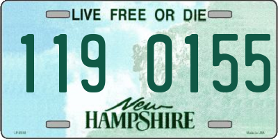 NH license plate 1190155