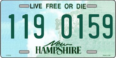 NH license plate 1190159
