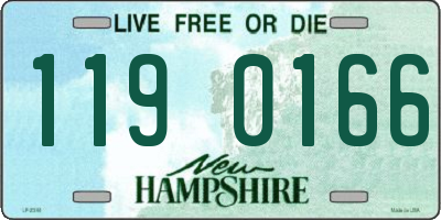 NH license plate 1190166