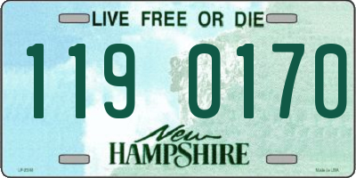 NH license plate 1190170