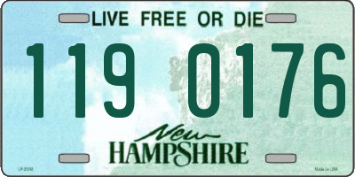 NH license plate 1190176