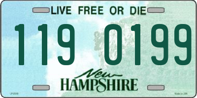 NH license plate 1190199
